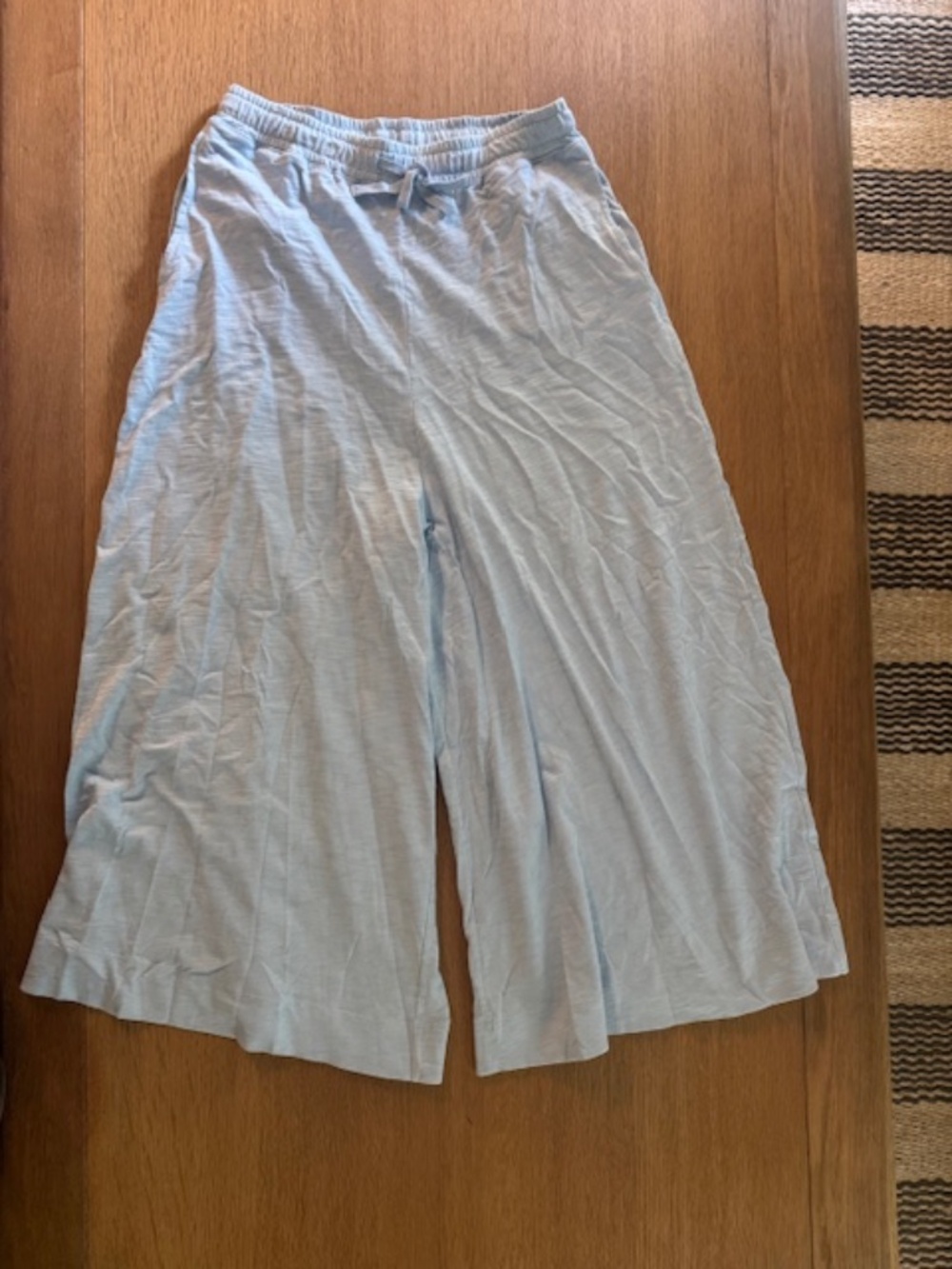 Etiqueta Negra cotton palazzo pants, Size S.